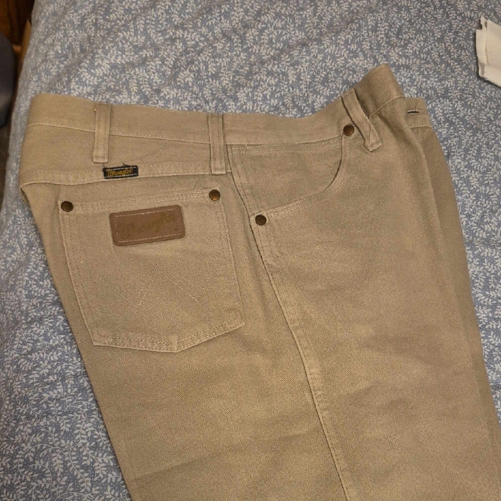Wrangler Beige Cotton Pants